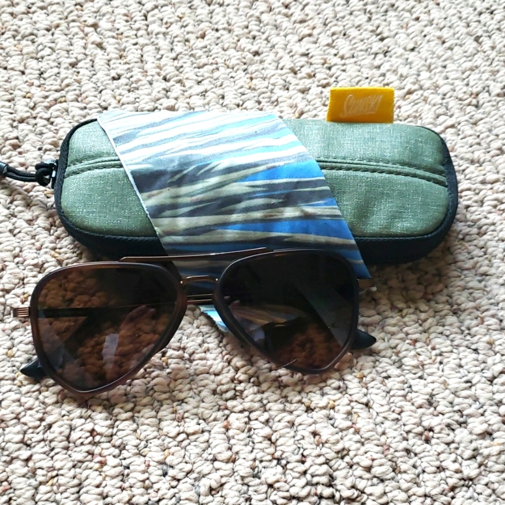 Sunski Tortoise Amber Astra Sunglasses